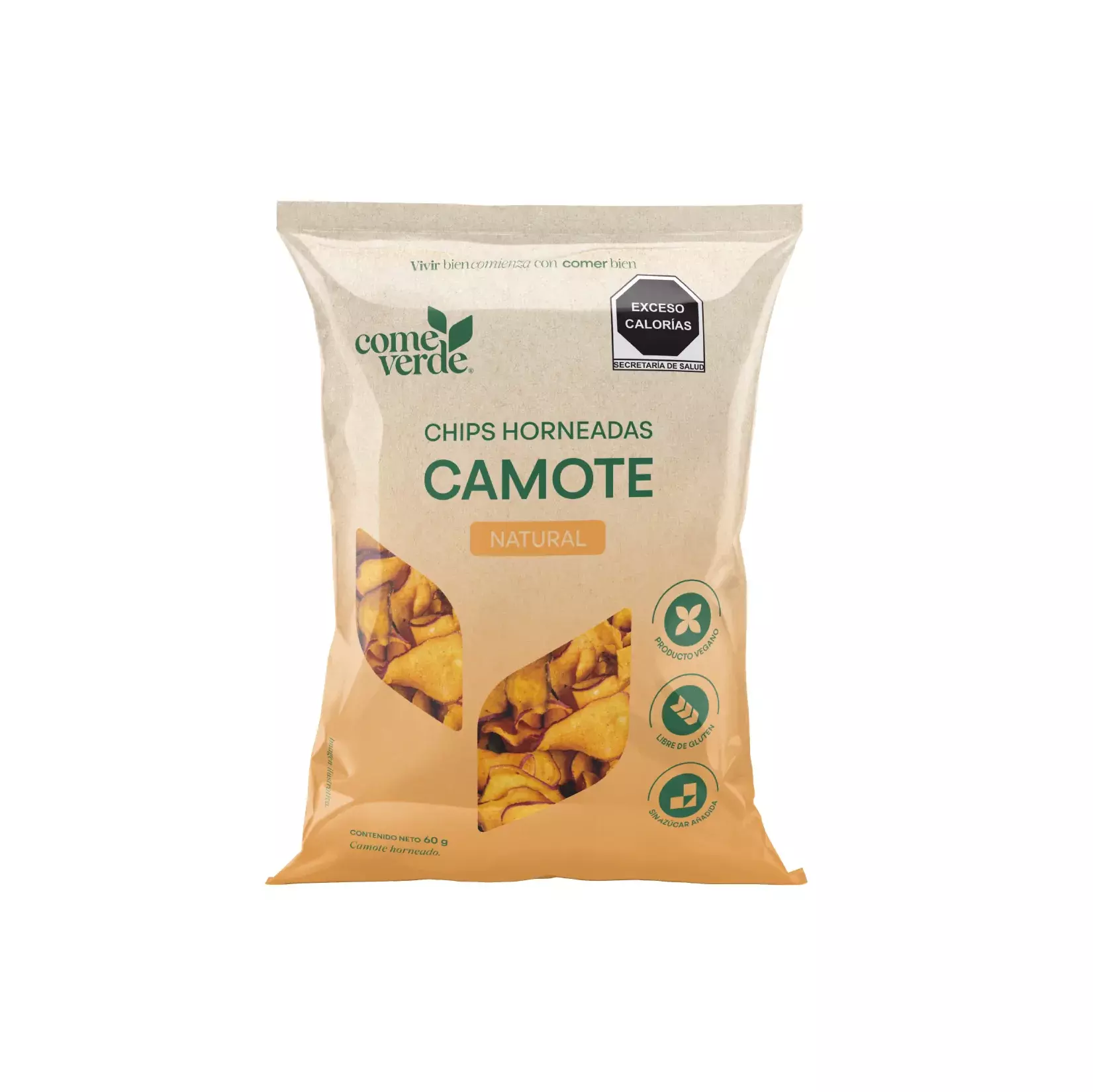 Camote natural come verde 60g