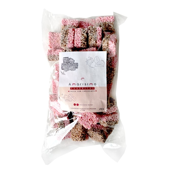 Cubitos de fresa amarisimo