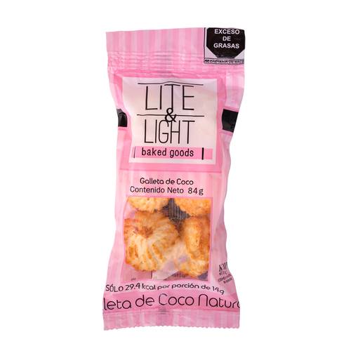 Galleta de coco lite & light