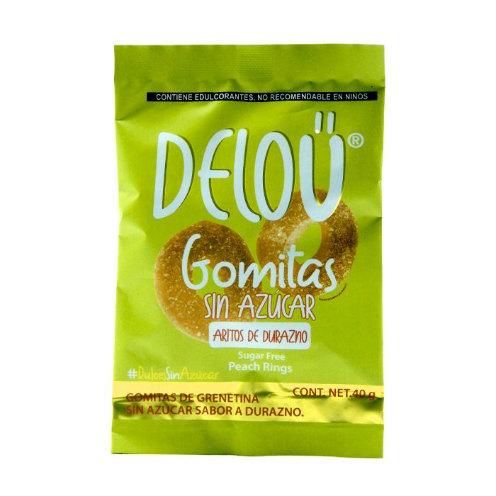 Gomitas KETO aros de durazno
